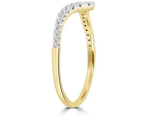 9K Yellow Gold 0.25ct HI I1 DIAMOND RING
