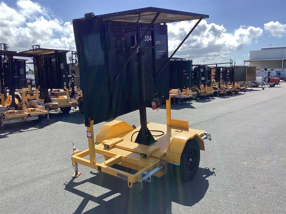 2008 Giga Signs 1306P-02 Single Variable Message Sign Trailer