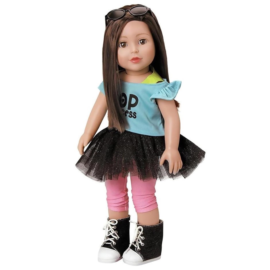 ADORA - Realistic 18-inch Doll - "EMMA". Soft, Huggable Body. Moveable Arms