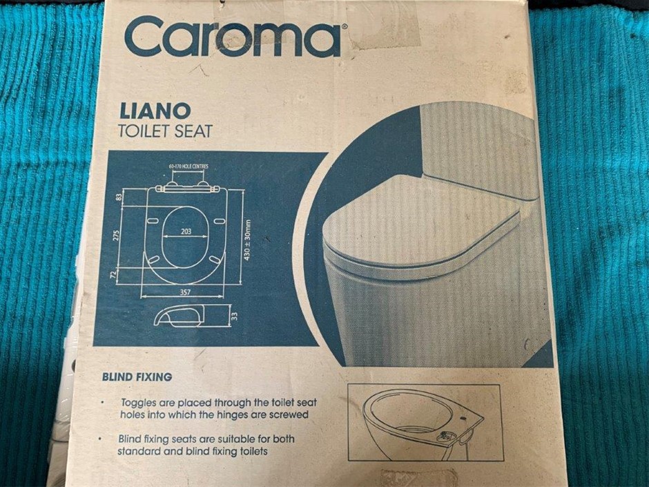 New in Box Caroma Liano Toilet Seat Only - Quantity 1