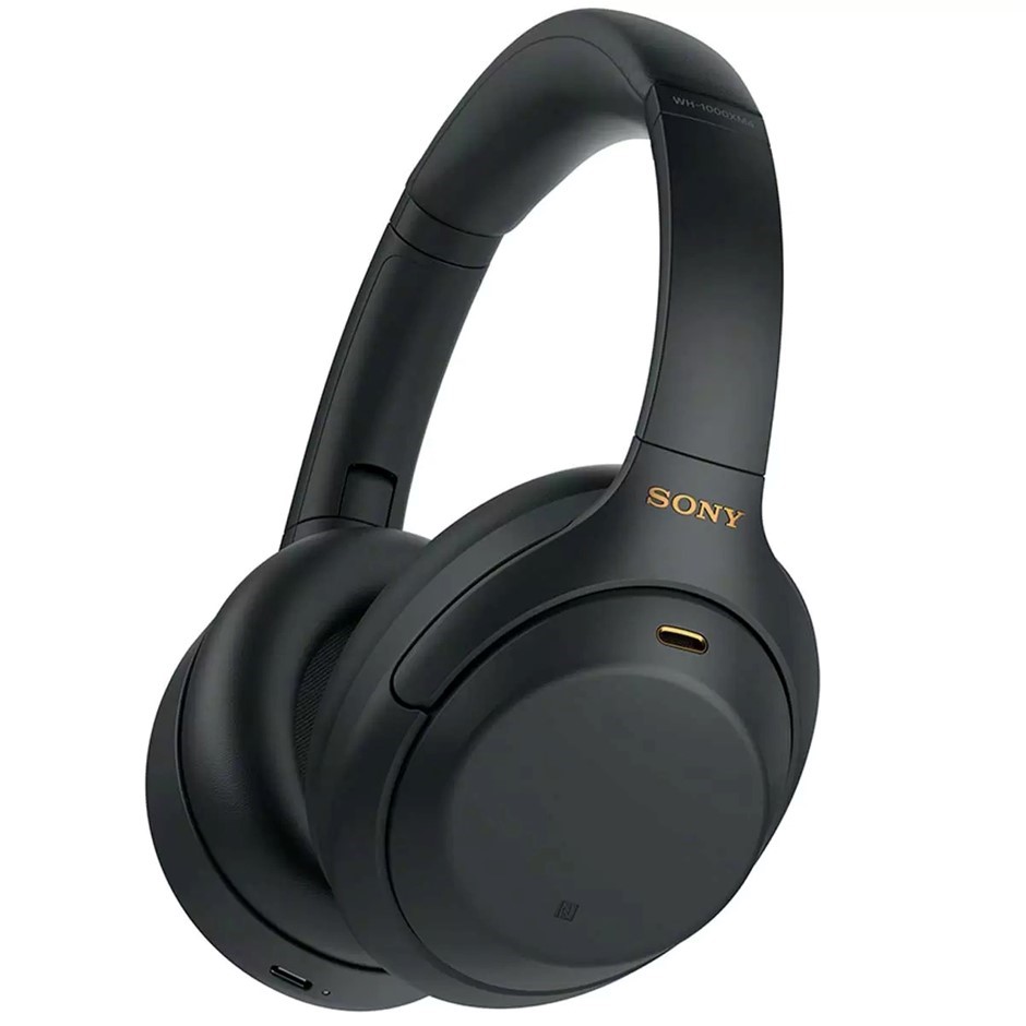SONY Noise Cancelling Bluetooth Headphones, Black, Model WH-1000XM4B. NB: M