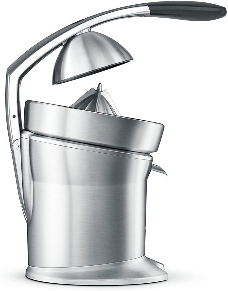 BREVILLE Citrus Press, Brushed Stainless Steel, Model: 800CPBSS.