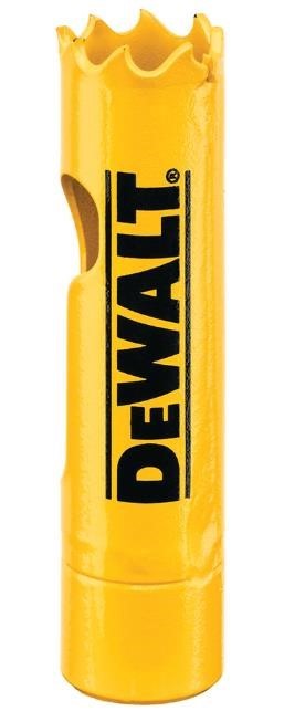 2 x DeWALT 17mm Bi-Metal Hole Saws, Model DAH180011.