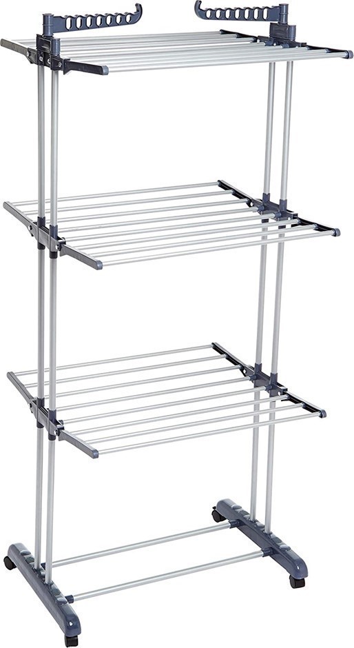 AMAZON BASICS Indoor Clothes Dryer Tower with Foldable Wings.