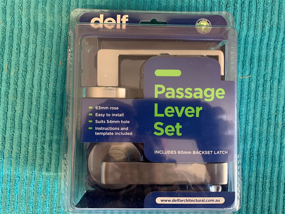 New In Packaging Delf Passage Lever Set, Quantity 13