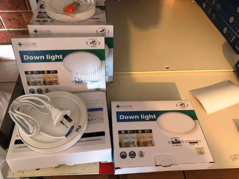 New in Box Gulite 9W LED Down Lights - Quantity 10