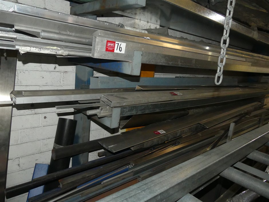 Aluminium Store Stock (Unused 1 x Shelf)