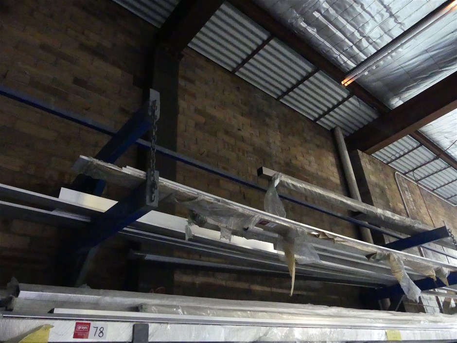 Aluminium Store Stock (Unused 2 x Shelves)