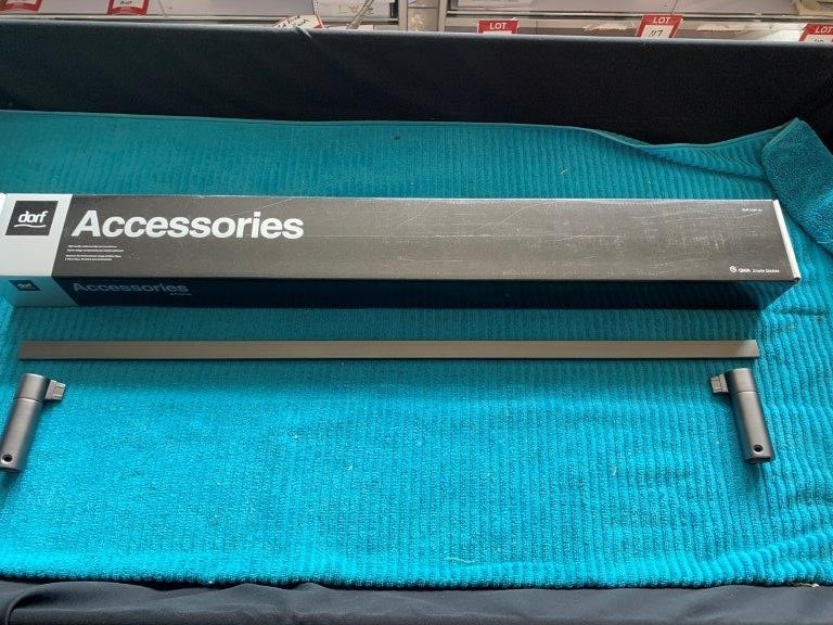 New in Box Dorf Single Towel Rail, 800mm - Quantity 2