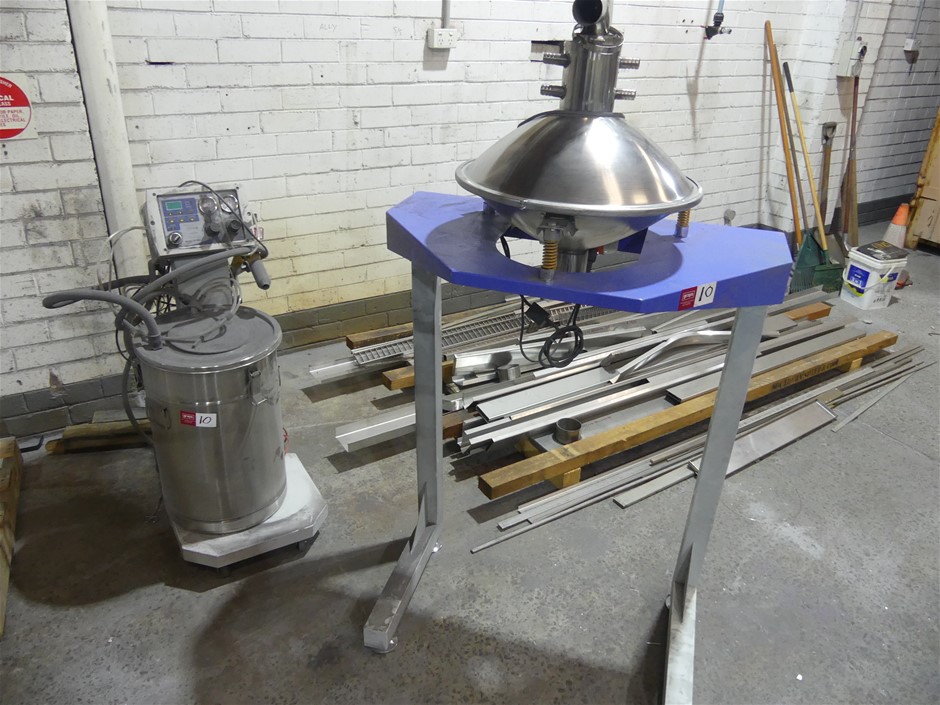 JH-606 Powder Coating Machine With Recovery Sieve