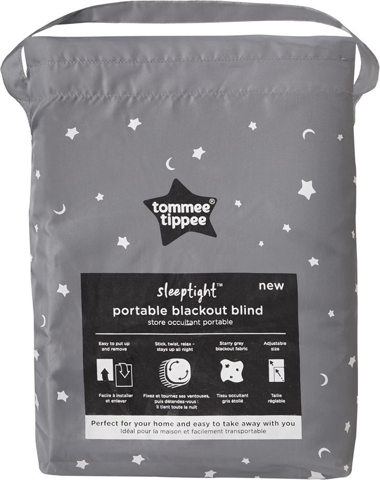 TOMMEE TIPPEE Sleeptight Portable Blackout Blind with Stick and Twist Sucti