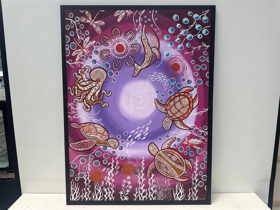 Indigenous Canvas Painting