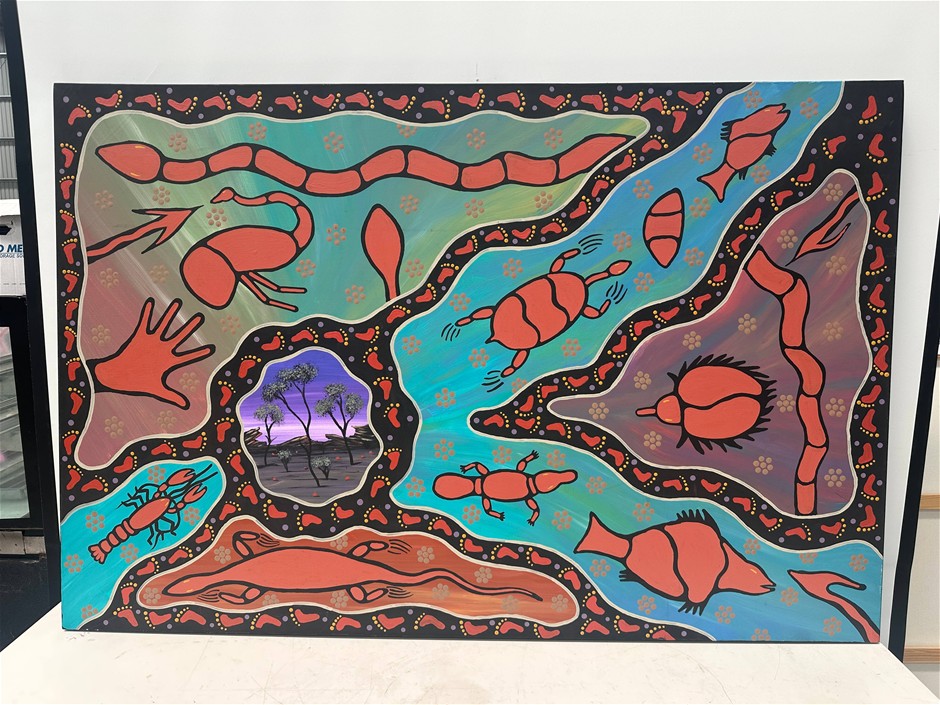 Indigenous  Canvas Painting