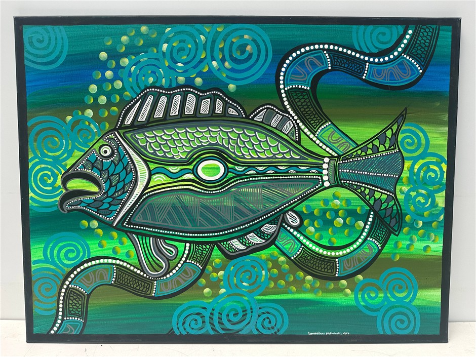 Indigenous Canvas Painting