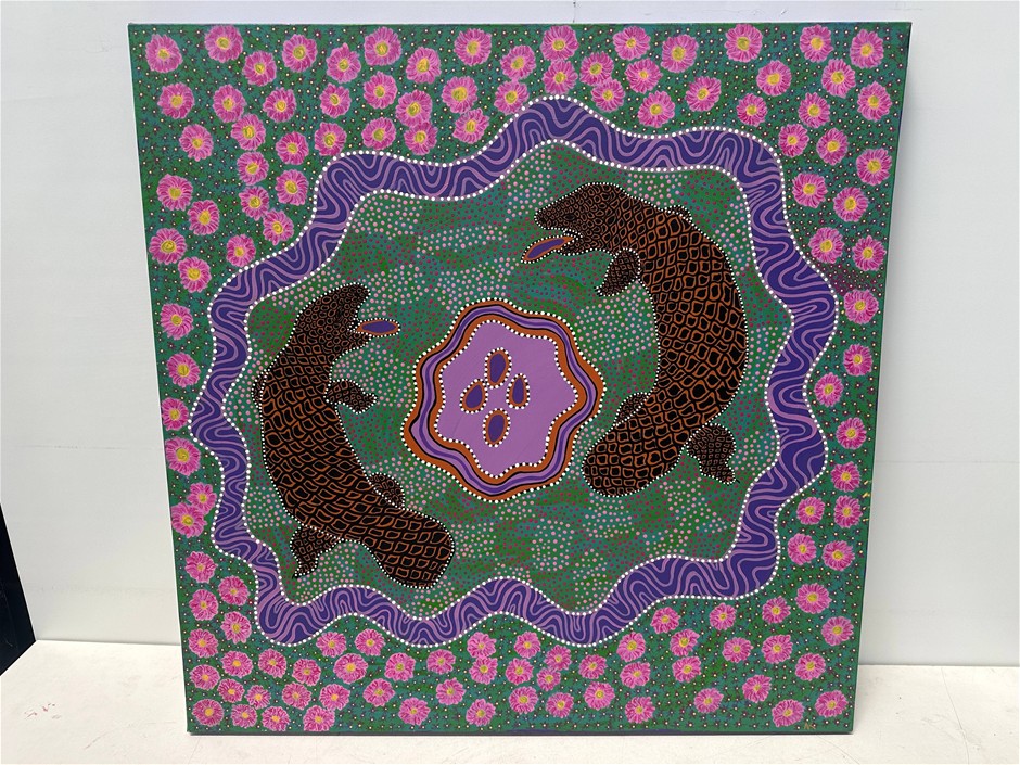Indigenous Canvas Painting