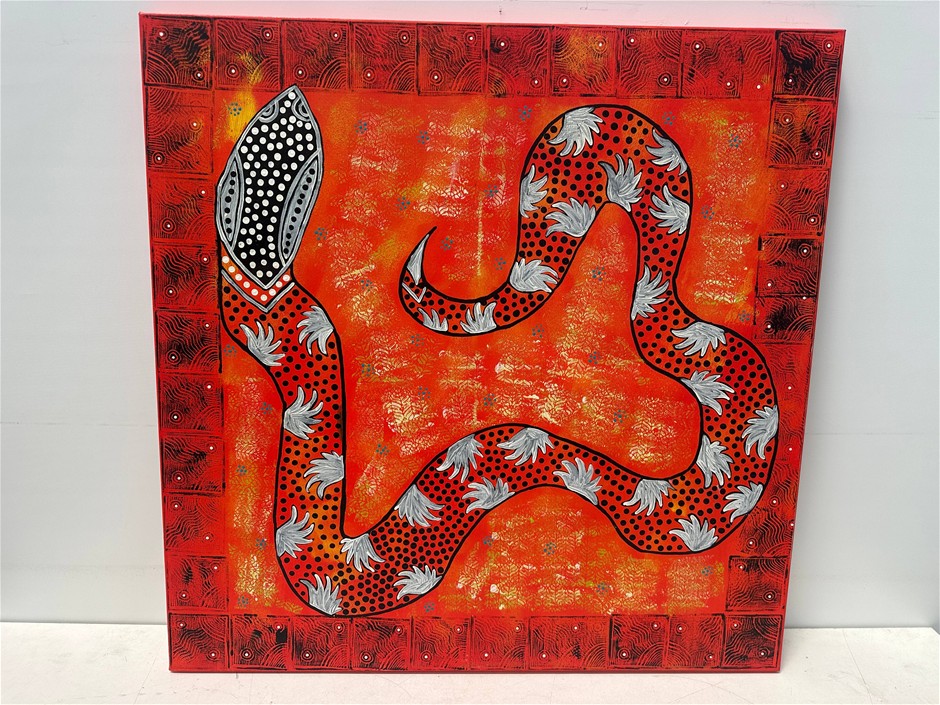 Indigenous Canvas Painting