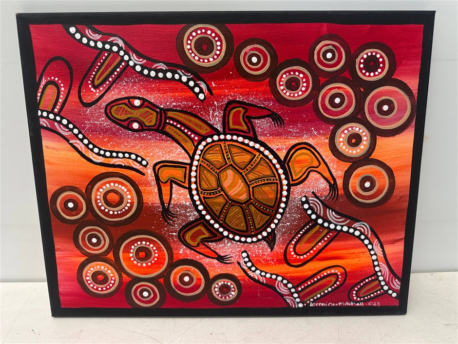 Indigenous  Canvas Painting
