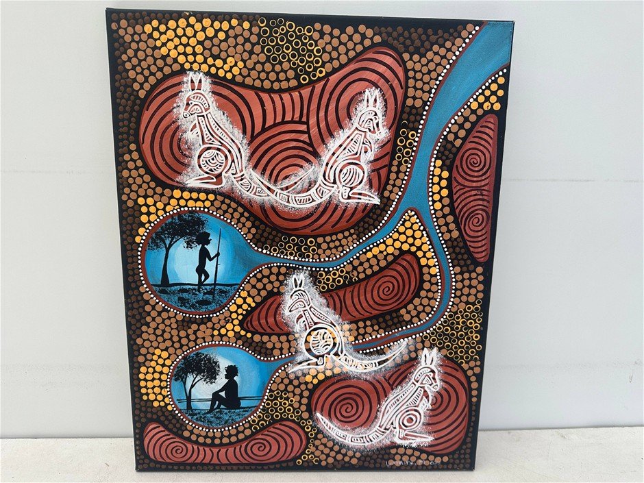Indigenous  Canvas Painting