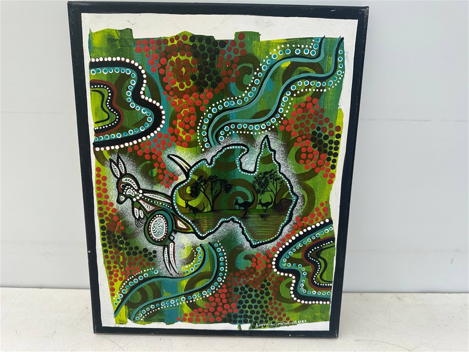 Indigenous Canvas Painting