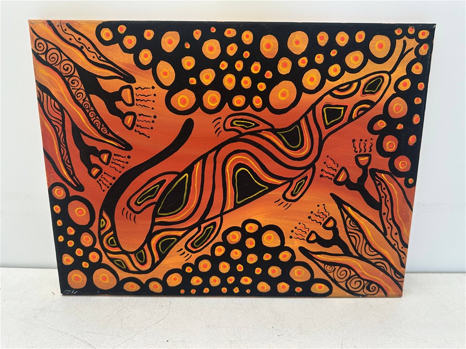 Indigenous  Canvas Painting