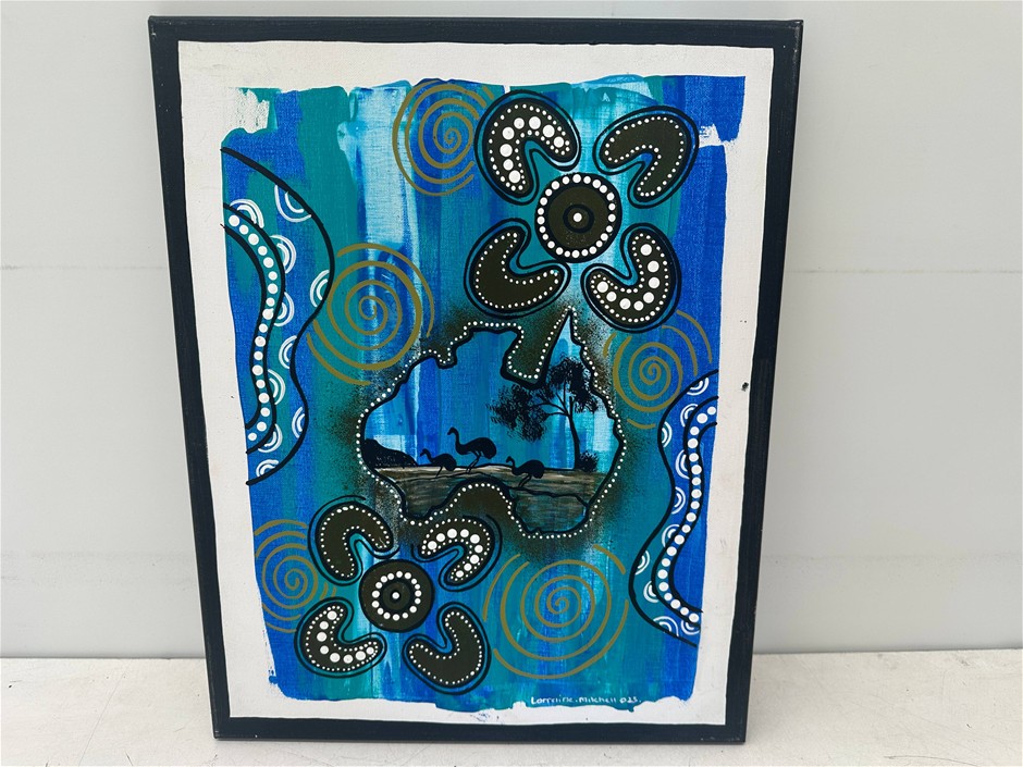Indigenous  Canvas Painting