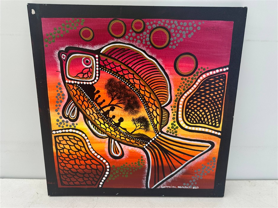 Indigenous  Canvas Painting