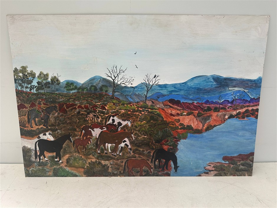 Indigenous Canvas Painting