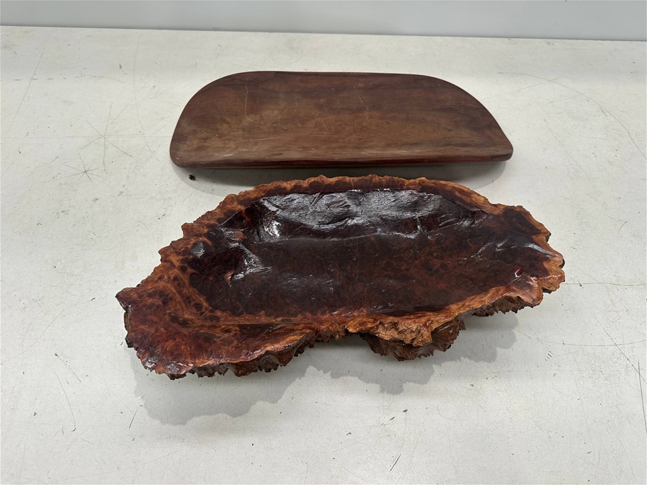 Wooden Platter x 2