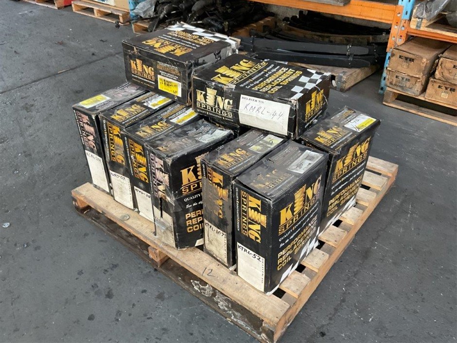 Pallet of King Springs Brand Coils