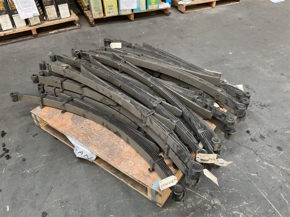 Pallet of Nissan Leaf Springs