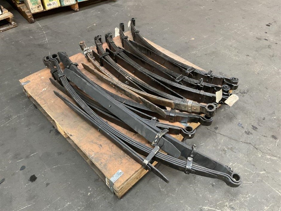 Pallet of Nissan Leaf Springs
