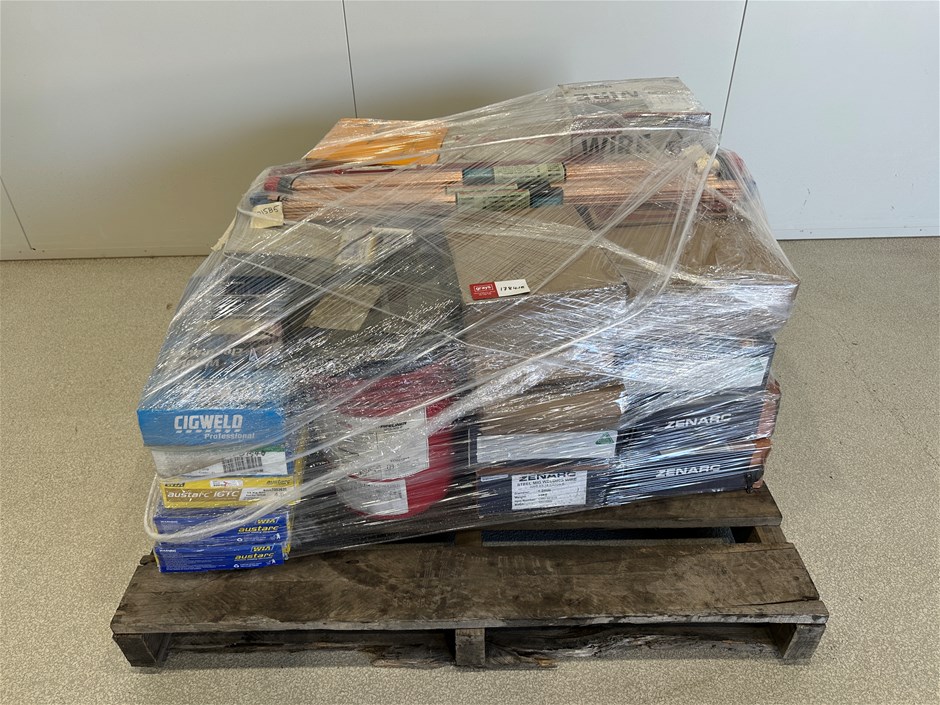Pallet of Miscellaneous Welding Wire