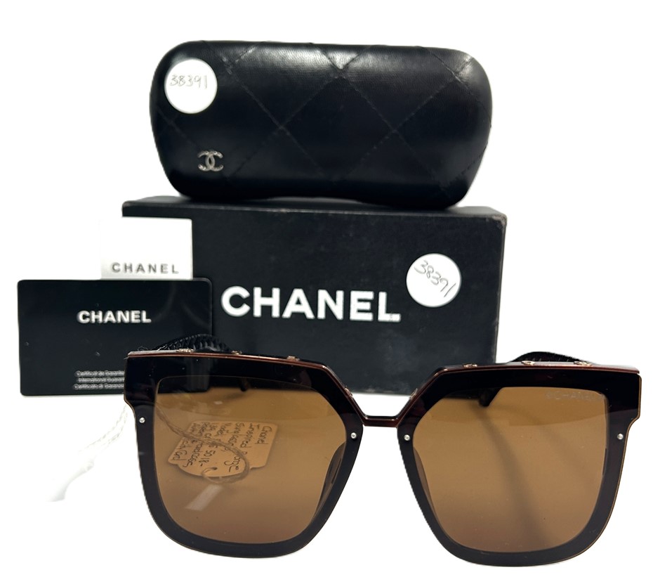 CHANEL Inspired Bronze Sunglasses