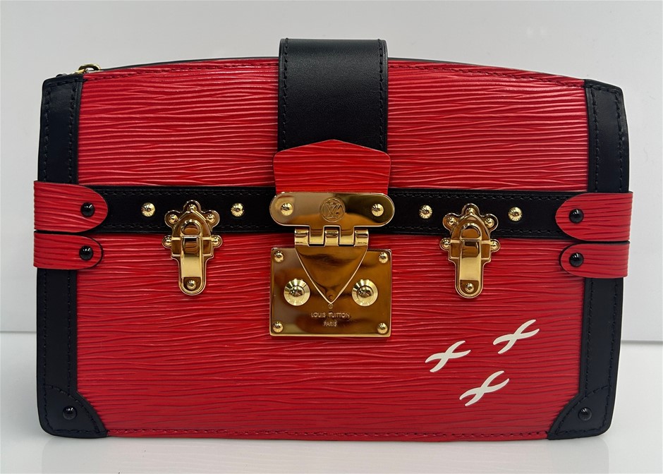 LOUIS VUITTON Petite Malle Little Trunk Handbag