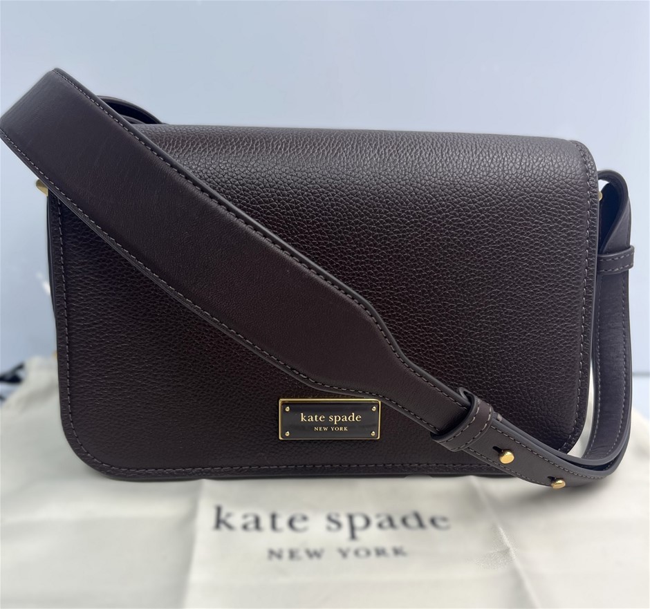 KATE SPADE Brown Leather Crossbody Bag