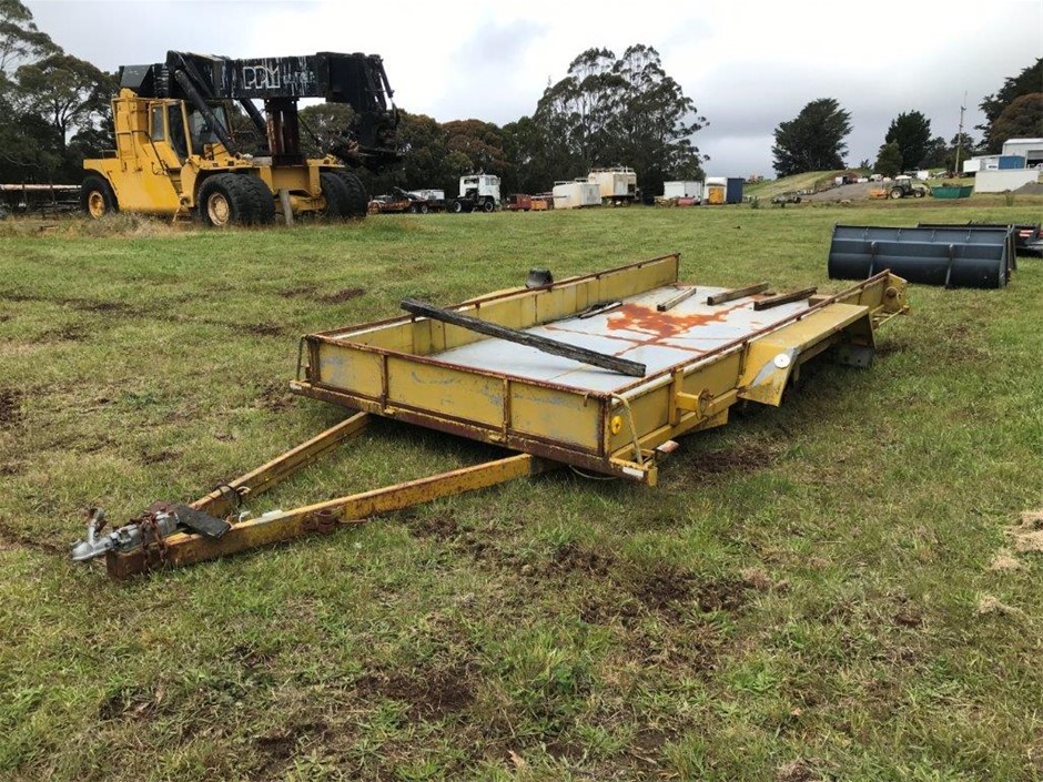 Steel Fabricated Tandem Box Trailer