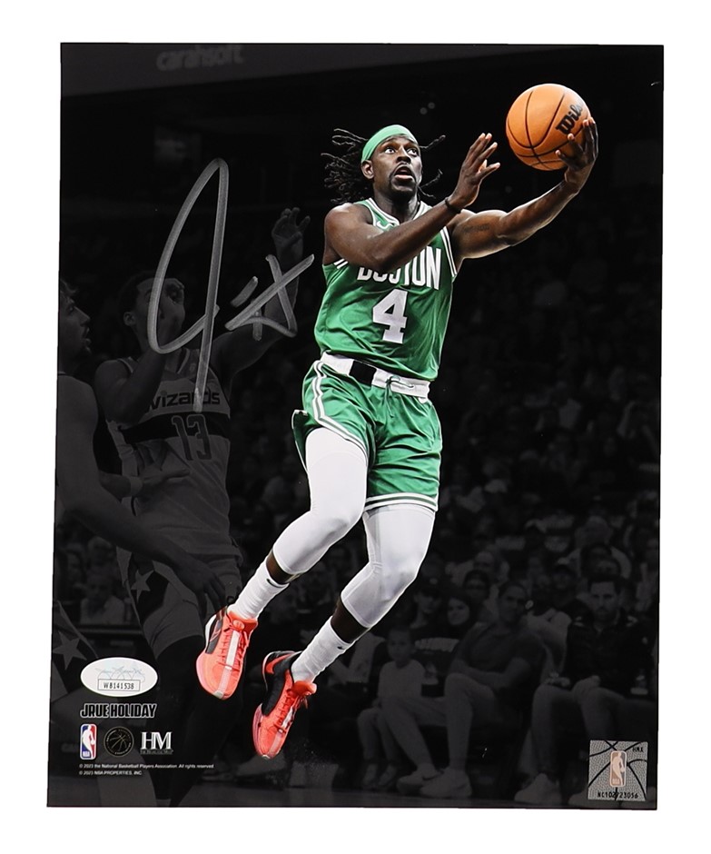 BOSTON CELTICS DRUE HOLIDAY SIGNED NBA PHOTO