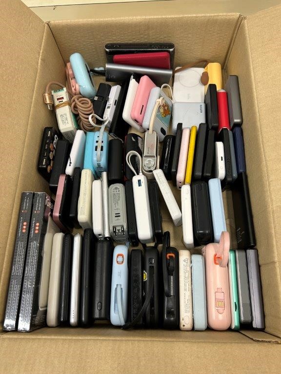 Approx. 64 Assorted Powerbanks