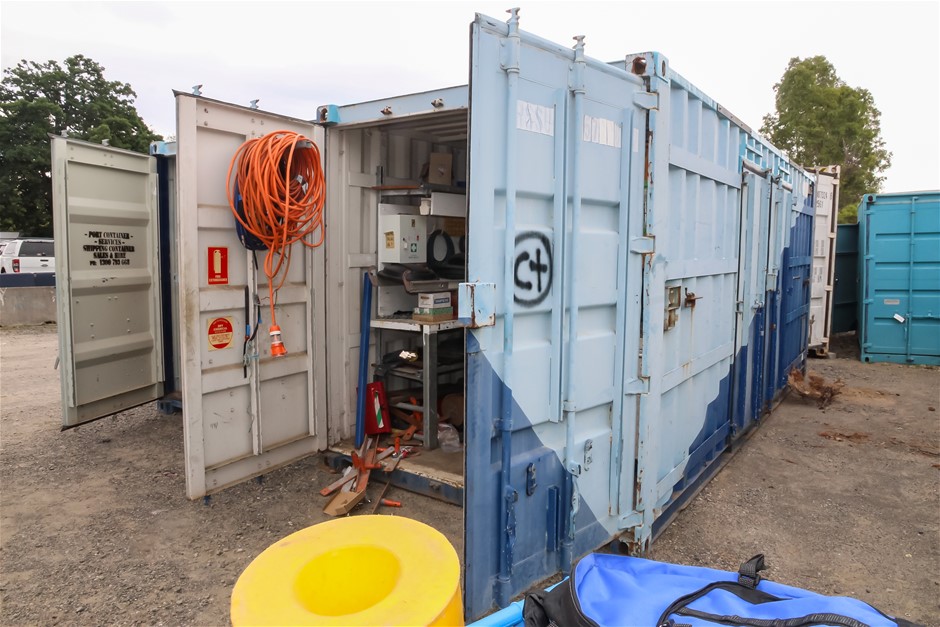 1997 20' Work Shop Shipping Container