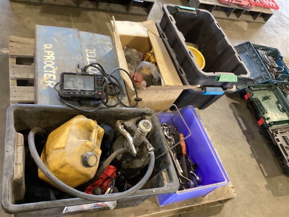 Canter leaver Tool Box, Various Spanners And More, Pallet Of