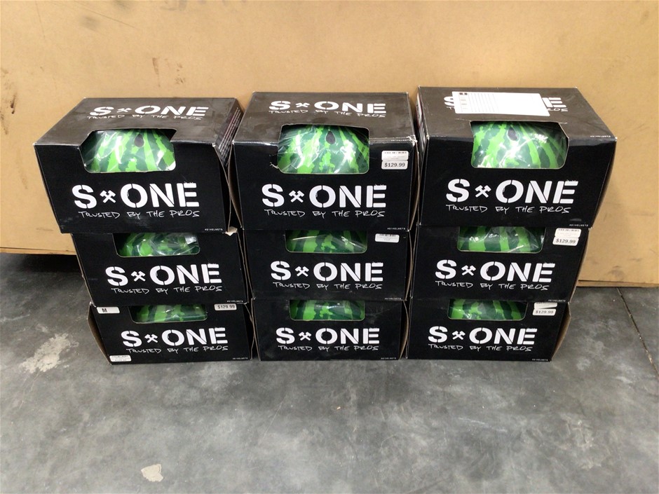 Medium Watermelon S1 Lifer Helmet x 9