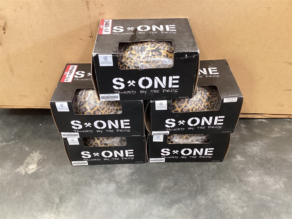 Medium Leopard Matte S1 Lifer Helmet x 5