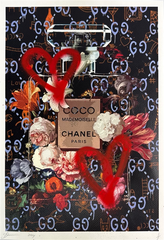 Death NYC Signed Street Art Print "GG/COCO Style" Limited Edition