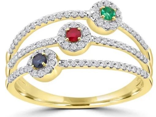 9K YELLOW GOLD 0.36CT HI I1 DIAMOND NECKLACE 40-50cm