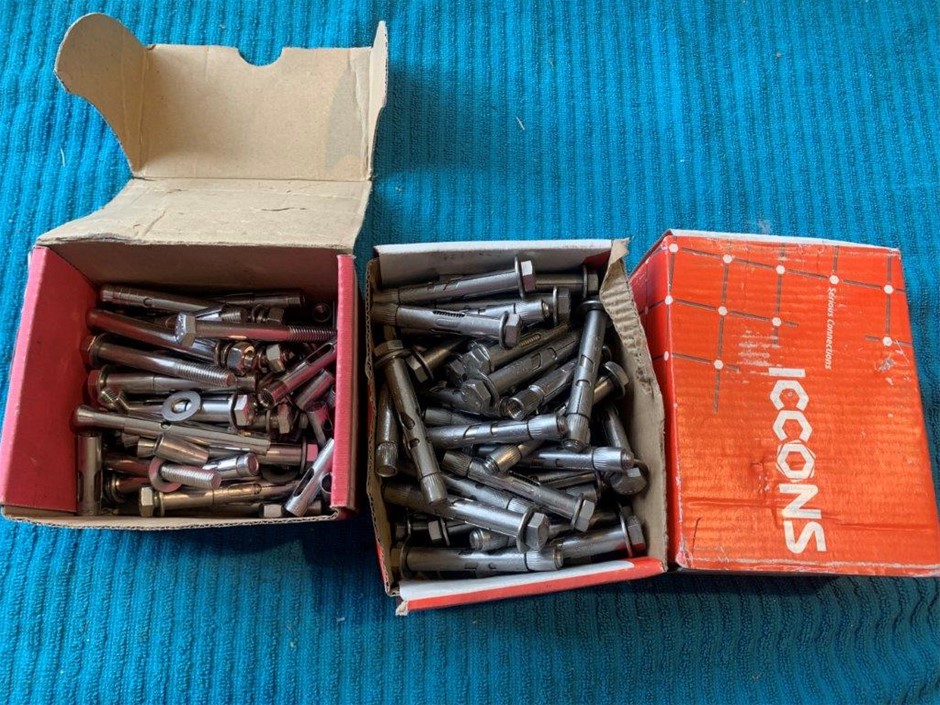 Quantity of Flush Head Sleeve Anchors, SS - Qty 3 Boxes