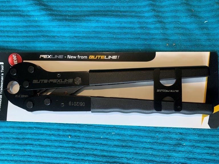 New in Packaging Bute-Pex Clamping Tool, 20mm - Qty 1
