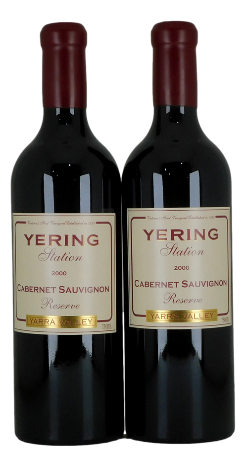 Yering Station Reserve Cabernet Sauvignon 2000 (2x 750mL), Yarra Valley