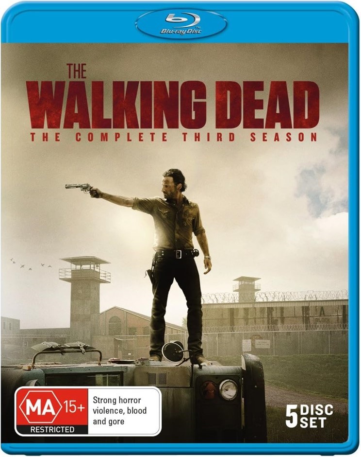 THE WALKING DEAD: The Complete Third Season (Blu-ray), 5 Disc Set