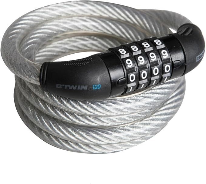 DECATHLON B Twin 300 Combination Cable Bike Lock