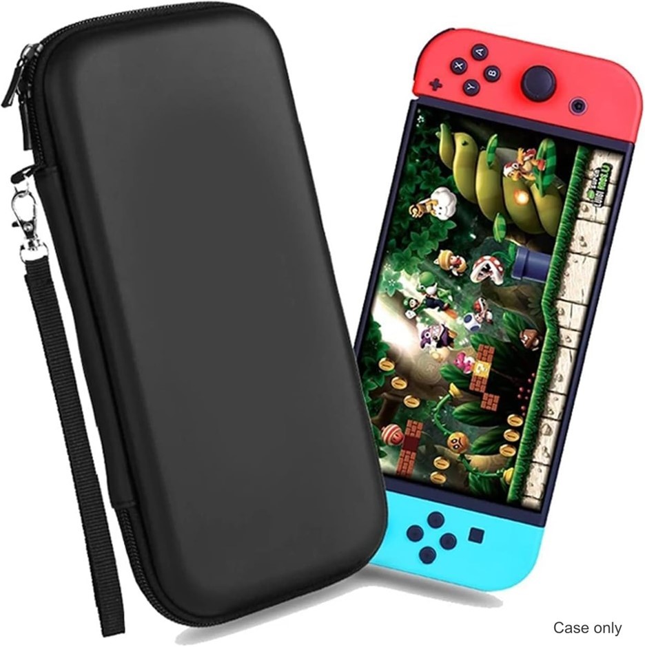 NINTENDO Switch Hard Shell Travel Carry Case, Black (Standard Switch & OLED